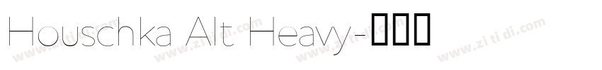 Houschka Alt Heavy字体转换 Houschka Alt Heavy字体转换
